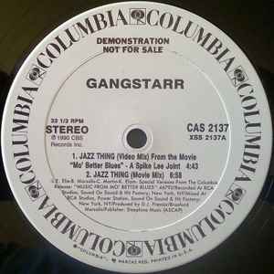 Gangstarr – Jazz Thing (1990, Vinyl) - Discogs