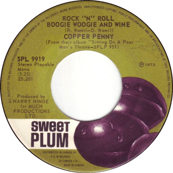 last ned album Copper Penny - Rock N Roll Boogie Woogie And Wine