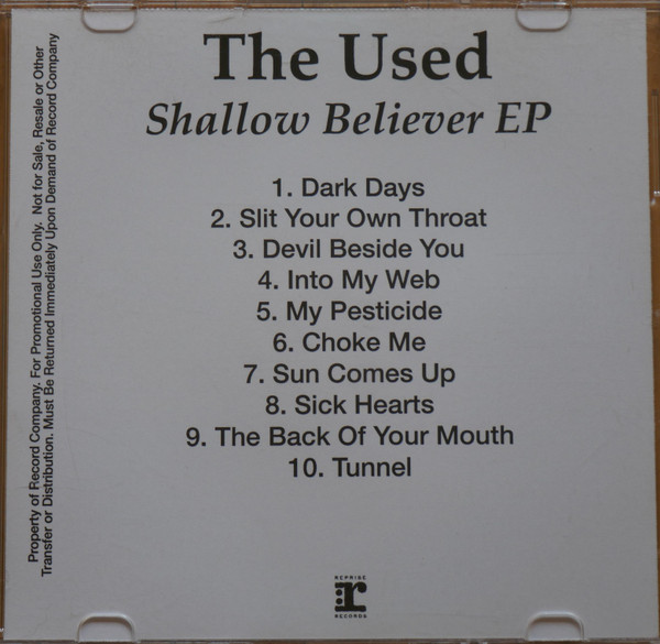 The Shallow Believer CDr) - Discogs