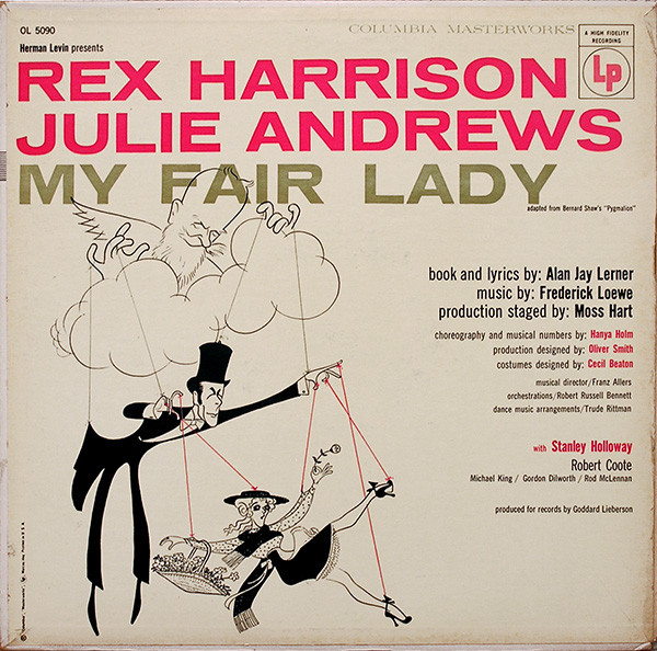 Rex Harrison, Julie Andrews – My Fair Lady (1956, Vinyl) - Discogs
