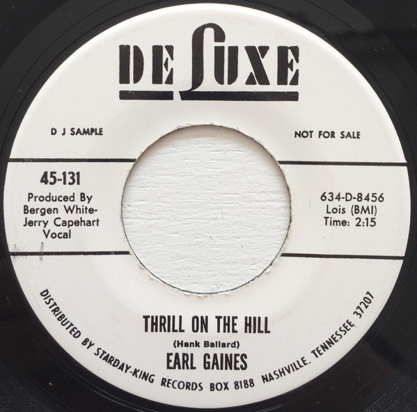 baixar álbum Earl Gaines - Thrill on the Hill What In This World Can I Call My Own
