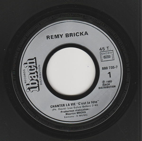 last ned album Rémy Bricka - Chanter La Vie CEst La Fete
