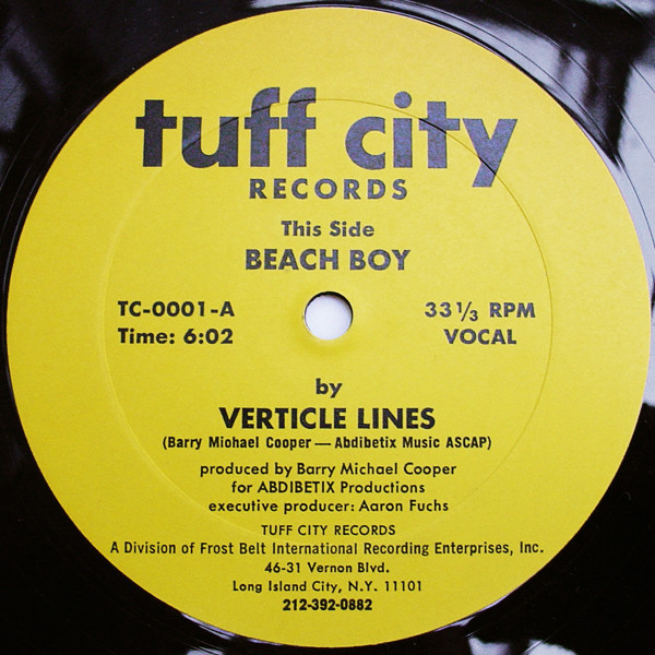 Verticle Lines – Beach Boy (1982, Vinyl) - Discogs