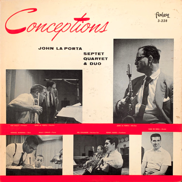 John La Porta – Conceptions (1956, Red, Vinyl) - Discogs