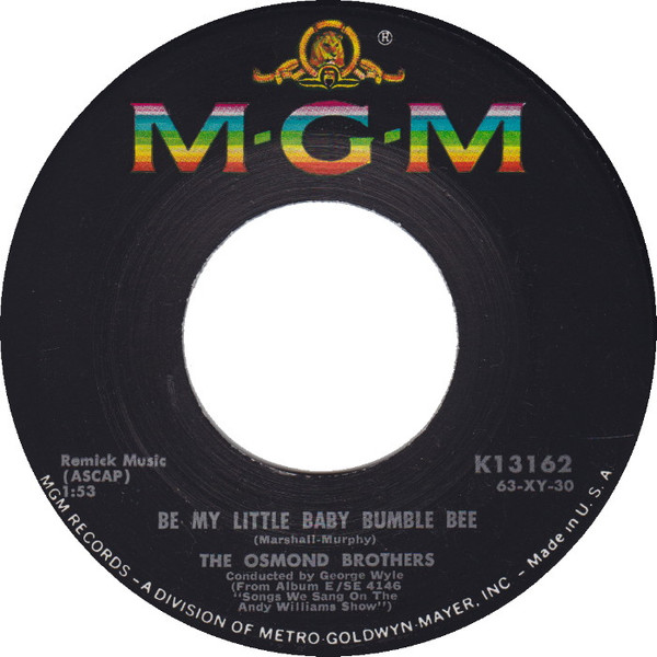 baixar álbum The Osmonds - Be My Little Baby Bumble Bee