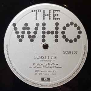 The Who - Substitute album cover