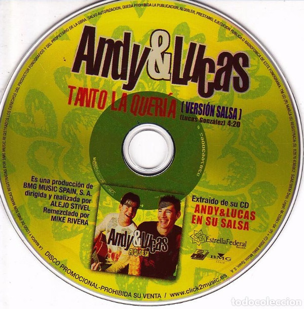 Album herunterladen Andy & Lucas - Tanto La Queria Version Salsa
