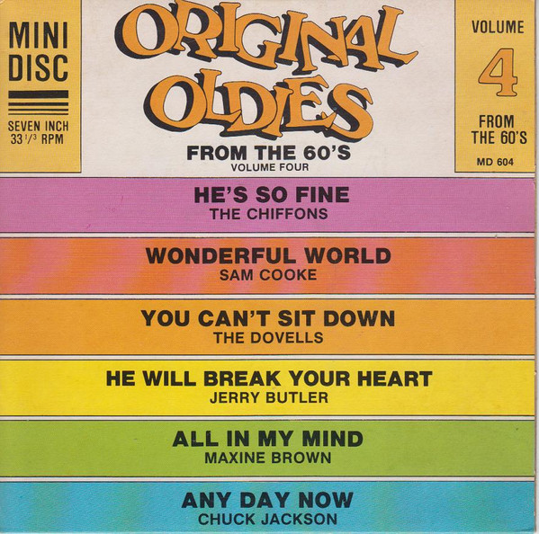 Original Oldies From The 60's (Volume 4) (1984, Vinyl) - Discogs
