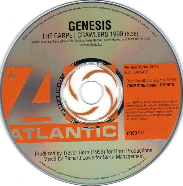 descargar álbum Genesis - The Carpet Crawlers 1999