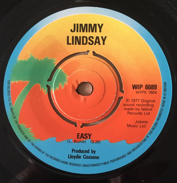 Jimmy Lindsay – Easy (1977, Vinyl) - Discogs