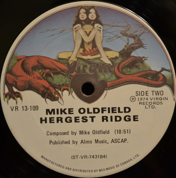 Mike Oldfield - Hergest Ridge | Virgin (VR 13-109) - 4