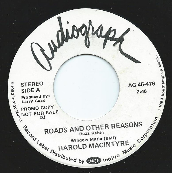 descargar álbum Harold MacIntyre - Roads And Others Reasons