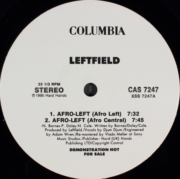 Leftfield – Afro-Left (1995, Vinyl) - Discogs