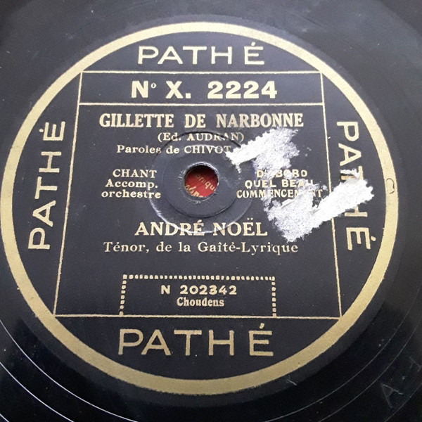 descargar álbum André Noël - Gillette De Narbonne