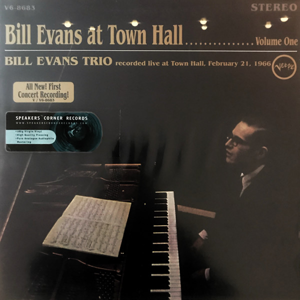 Bill Evans At Town Hall (Volume One) (2010, Gatefold, 180g