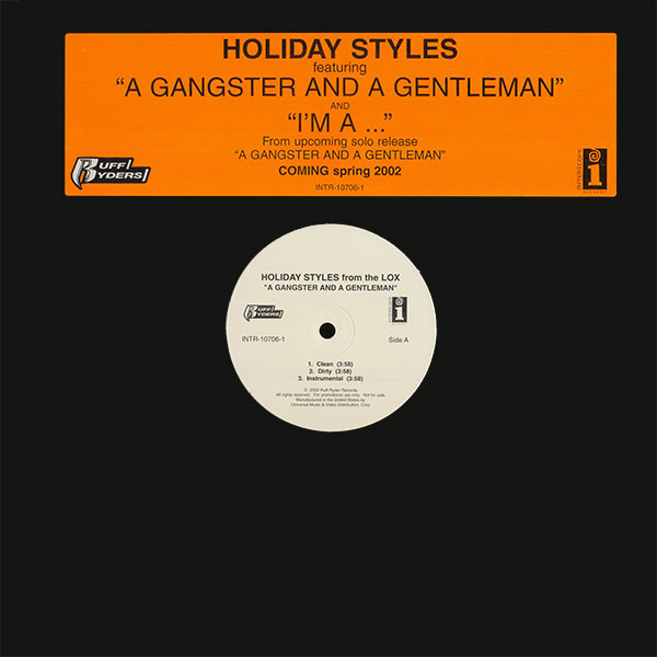 Holiday Styles – A Gangster And A Gentleman / I'm A... (2002