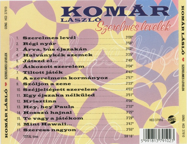 baixar álbum Komár László - Szerelmes Levelek