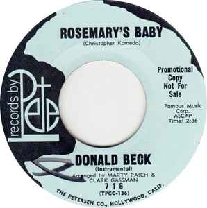 Don Beck - Rosemary's Baby album cover