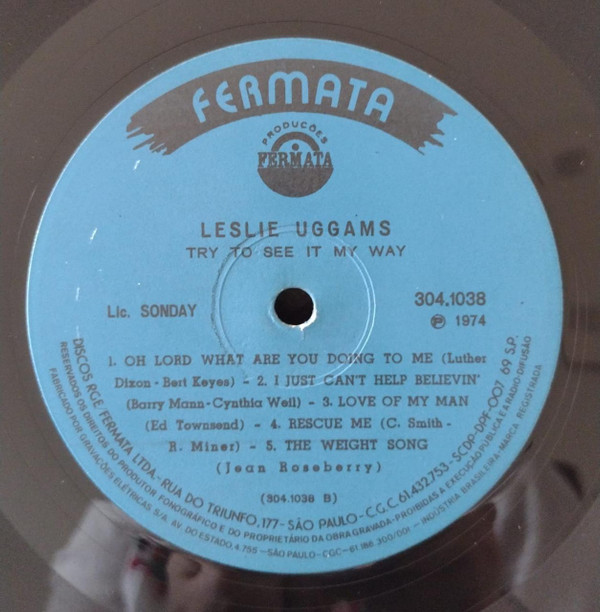Album herunterladen Leslie Uggams - Try To See It My Way