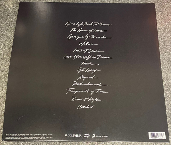 DAFT PUNK – RANDOM aCCESS mEMORIES Vinyl 2LP 180g Gatefold get lucky