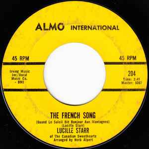 Lucille Starr - The French Song  album cover
