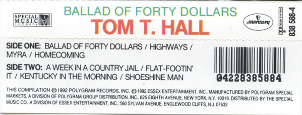 télécharger l'album Download Tom T Hall - Ballad Of Forty Dollars album