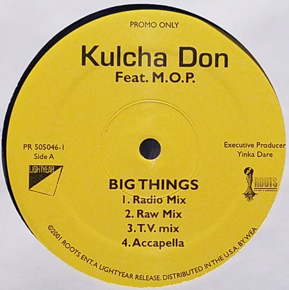 Kulcha Don – Big Things / Hot, Black & Sexy (2001, Vinyl