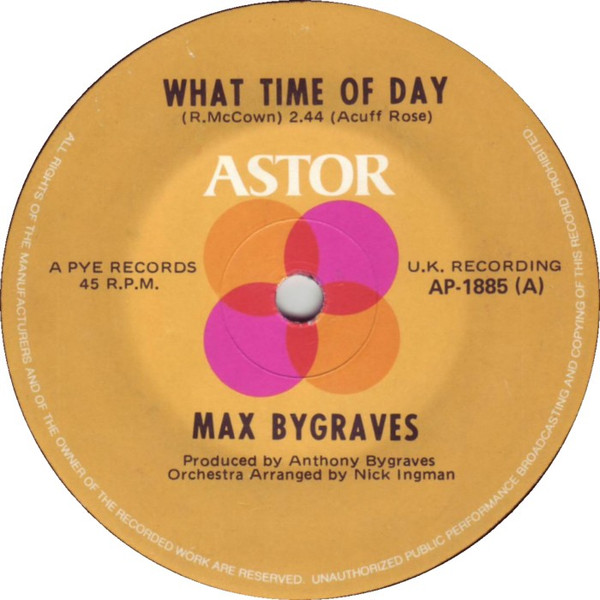 lataa albumi Max Bygraves - What Time Of Day