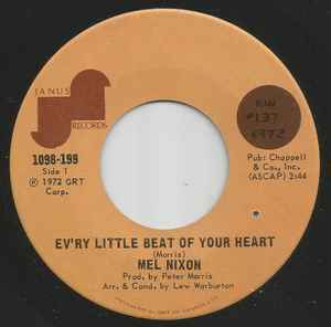 Mel Nixon - Ev'ry Little Beat Of Your Heart / Pillars Of Straw album cover