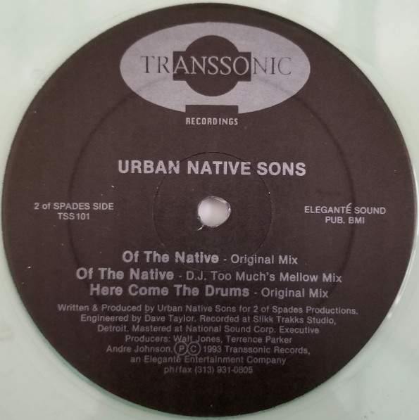 Urban Native Sons – Of The Native (1993, Clear, Vinyl) - Discogs