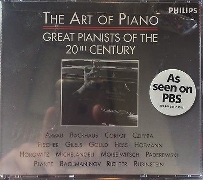 descargar álbum Various - The Art Of Piano Greatest Pianists Of The 20th Century