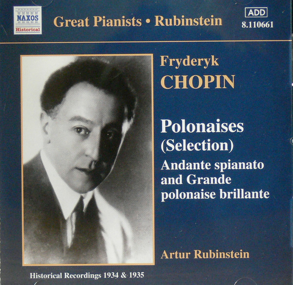 78RPM/SP Arthur Rubinstein Polonaise No.3 In A Major / Polonaise No.4 In C Minor (Chopin) JD657 VICTOR 12 /00500