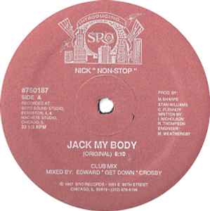 Nick "Non Stop" - Jack My Body album cover