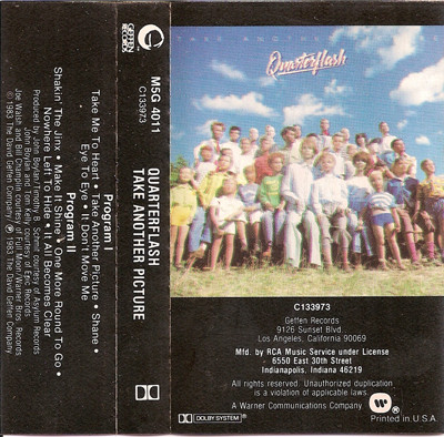 Quarterflash – Take Another Picture (1983, Jacksonville Press