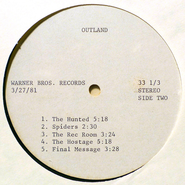 télécharger l'album Jerry Goldsmith - Outland Original Sound Track