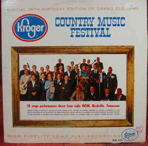 Various - Special 38th Birthday Edition Of Grand Ole Opry Country Music Festival album cover