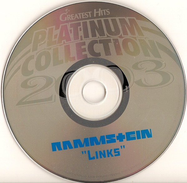 Album herunterladen Rammstein - Platinum Collection 2003 Links Greatest Hits
