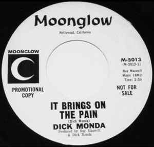 Dick Monda - It Brings On The Pain album cover