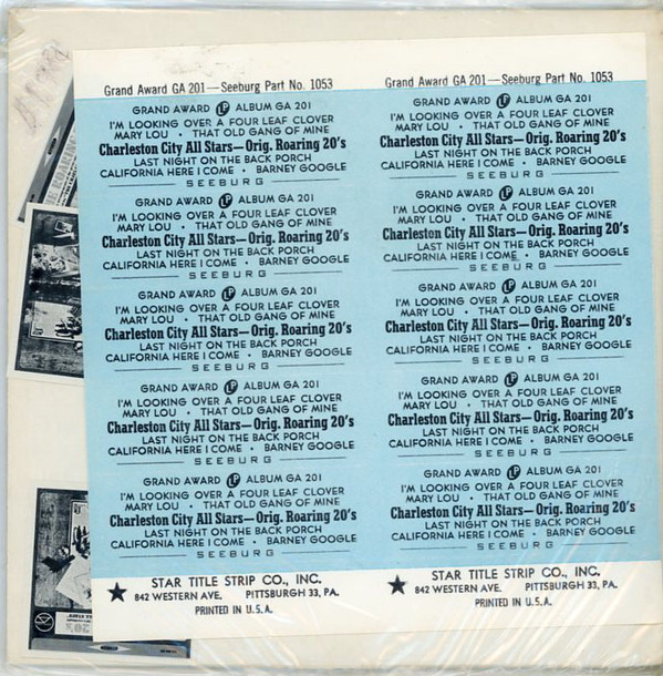 Album herunterladen The Charleston City All Stars - The Original Roaring 20s Vol I