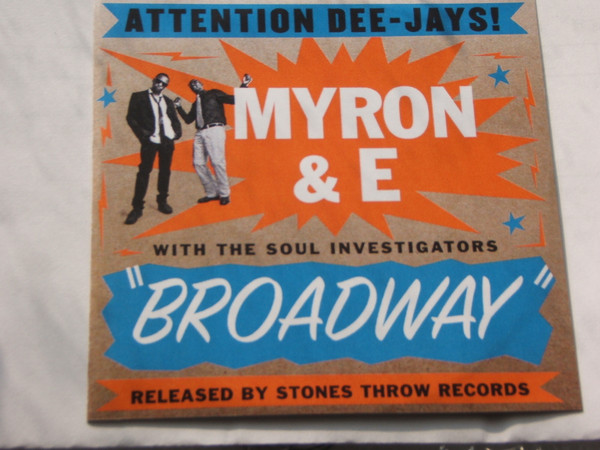 Myron & E With The Soul Investigators – Broadway (2013, Vinyl