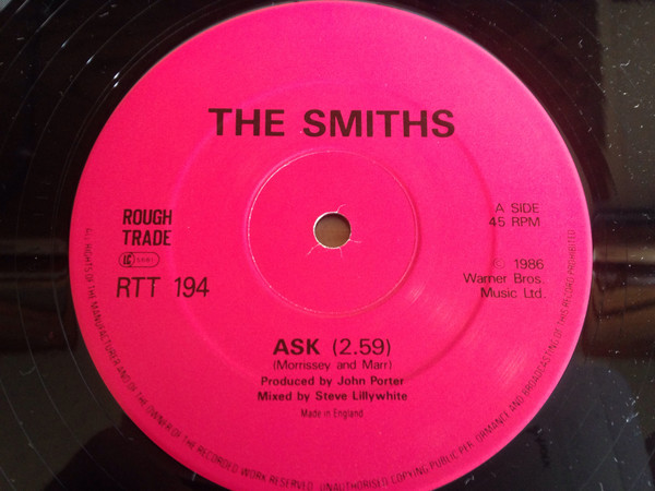 The Smiths – Ask (1986, Vinyl) - Discogs