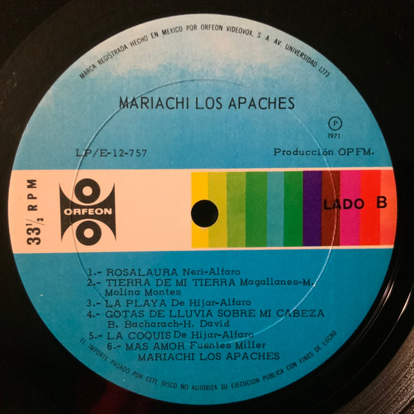 last ned album Los Apaches - Mariachi