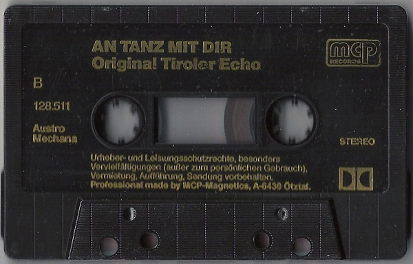 descargar álbum Original Tiroler Echo - An Tanz Mit Dir