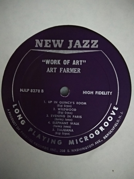 Art Farmer – Work Of Art (Vinyl) - Discogs