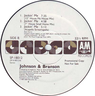 Album herunterladen Johnson & Branson - Jockin Me
