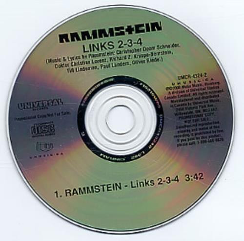 All singles: ich will / links 2 3 4 / sonne by Rammstein, CD with forvater  - Ref:119667567