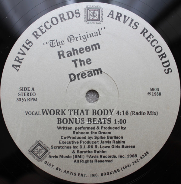 télécharger l'album The Original Raheem The Dream - Work That Body