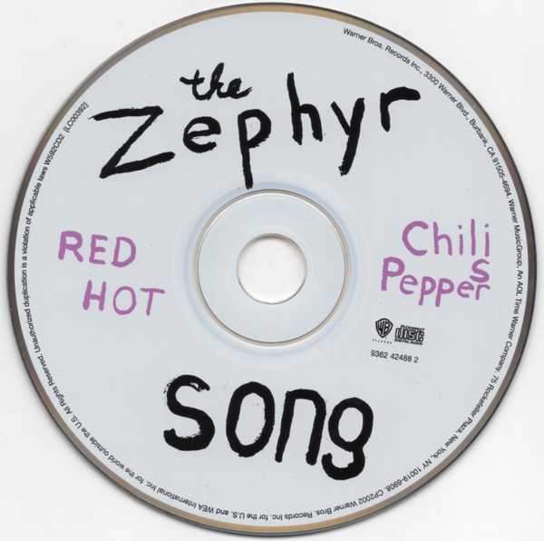 télécharger l'album Red Hot Chili Peppers - The Zephyr Song