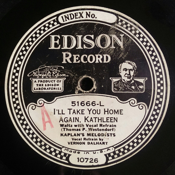 baixar álbum Kaplan's Melodists, Vernon Dalhart - The Prisoners Song Ill Take You Home Again Kathleen