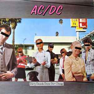 AC/DC - Dirty Deeds Done Dirt Cheap album cover